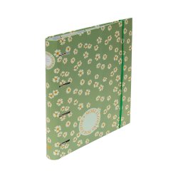 Dossier A4 FLOWERS Verde c/Recarga Pautado + Separadores 1un 170129670