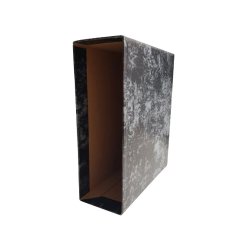 Caixa Arq. A5 (Alto) L/80mm 250x220 Marmoreado Preto 170130-O/A