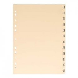 Separadores A4 Cartolina 12 (Jan a Dez) 1721052