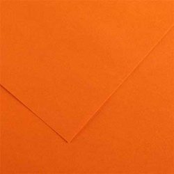 Cartolina 50x65cm Laranja 185g 1 Folha Canson 17240224