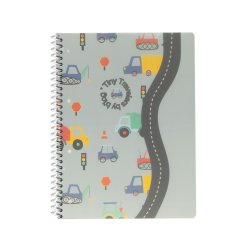 Caderno Espiral A4 Pautado PP PLAY ME Cars 80Fls 1un 173128161