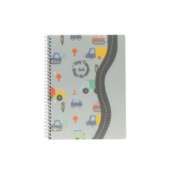 Caderno Espiral A5 Quadriculado PP PLAY ME Cars 80Fls 1un 173128253