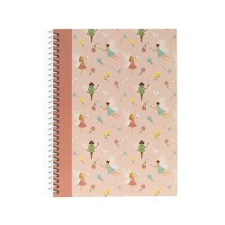 Caderno Espiral A4 Quadriculado FAIRIES Tale 80Fls 1un 173128758