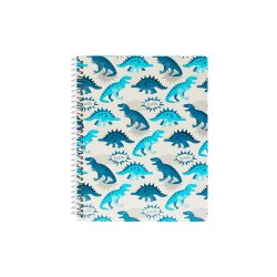Caderno Espiral A5 Pautado DINO 80Fls 1un 173129021