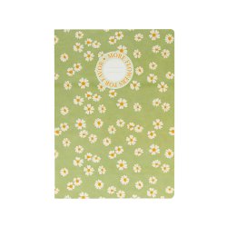 Caderno Agrafado A4 Pautado FLOWERS Verde 48Fls 1un 173129717