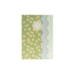 Caderno Agrafado A5 Quadriculado FLOWERS Waves 48Fls 1un 173129816