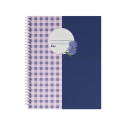 Caderno Espiral A4 Pautado PROVENCE Vichy 80Fls 1un 173130409