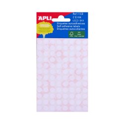 Etiquetas Redondas 08mm Branco Apli 1183 480un APL01183