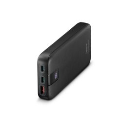 Powerbank 20000mAh USB-A 1 Porta + USB-C 2 Portas Cinza HAM201719