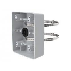 01470-001 AXIS T91B57 - Kit de montagem de poste - montagem no poste - interior, exterior - branco - para AXIS A9188-VE, Q6318-