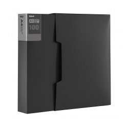 Pasta c/100 Bolsas 200 Pág. Catálogo c/Caixa Eagle A4 Preto 100EA9010AK/50