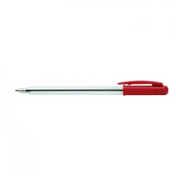 Esferográfica Tratto Ball Point Vermelho 1mm 50un 117820502