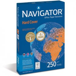 Papel 250gr Fotocopia A4 Navigator Hard Cover 1x125Fls 1801144