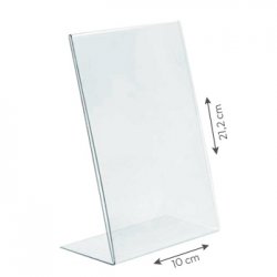 Expositor Suporte Porta Folhetos Acrilico 10x21,2 em L 5691007