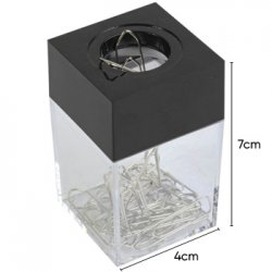 Porta Clips Magnético Quadrado Preto 577Z28160