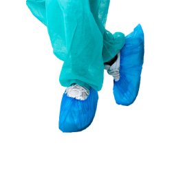 Cobre Sapatos PP Elástico Azul 25g 100un 6301013