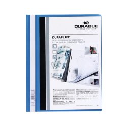 Classificador Capa Transparente Azul A4+ Durable Duraplus 1151037