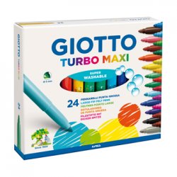 Marcador Feltro 024un Giotto Turbo Maxi 130455000