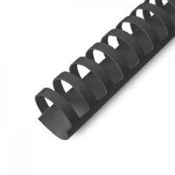 Argolas PVC Encadernar 19mm Preto 165 Folhas 100un 1713017
