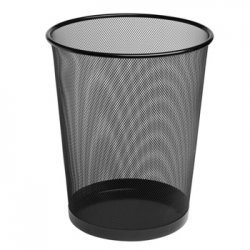 Papeleira 18L Tipo Rede Preto 57129616