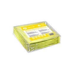 Pano Microfibra 35x38cm 240g Terry Amarelo Pack 5un 68510162