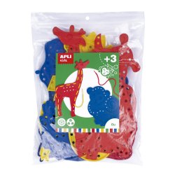 Jogo Sensorial Apli Formas Animais Costura Sortido 6un APL17476