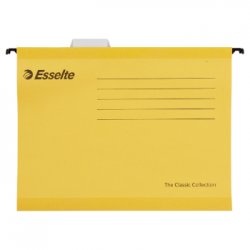 Capa Suspender 345x240mm Din A4 Amarelo 25un 10090314