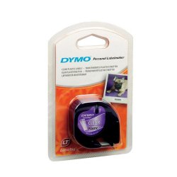 Fita 12mmx4m Preto/Transparente Plástico 12267 12712267