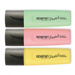 Marcador Fluorescente Epene Pastel 3 Cores 3un 1331086