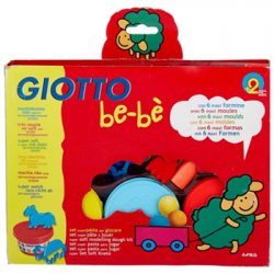 Conjunto Pasta Modelar Giotto Be-Be 3x100g + Moldes 160462900