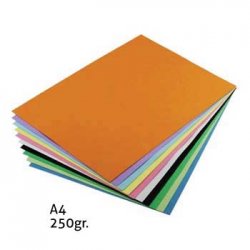 Cartolina A4 Cores Médias Sortidas 250g 100 Folhas 1725909