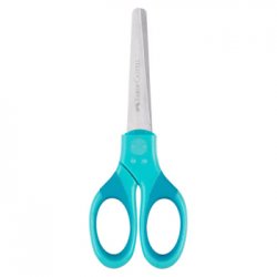 Tesoura 13cm Faber-Castell Grip Proteção Azul Turquesa 5181021