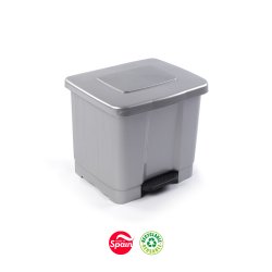 Contentor 35L Prata com Pedal 5716504