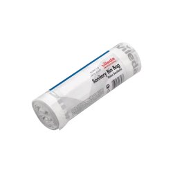 Sacos Lixo 015L 45x50cm Sanitário / Escritório Branco 50un 6701163