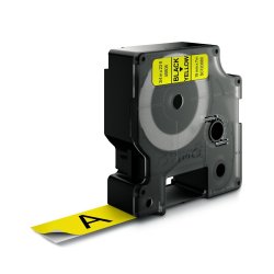 Fita 19mmx7m Preto/Amarelo Poliéster 45808 12745808