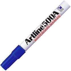 Marcador Quadros Brancos Artline 500A 2mm Azul 12un 1321002