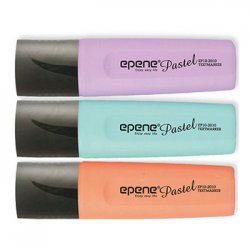 Marcador Fluorescente Epene Pastel 3 Cores 3un 1331087