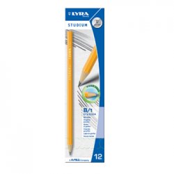 Lápis Grafite Nº1-B Lyra Studium Cx 12un 136112405