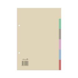 Separadores A5 Cartolina 6un (AC1203) 172Z26134