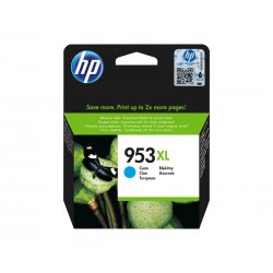 F6U16AEBGY HP 953XL - 18 ml - Alto Rendimento - azul cyan - original - blister - tinteiro - para Officejet Pro 77XX, 82XX, 87X