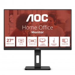 27E3QAF AOC 27E3QAF - Monitor LED - 27" - 1920 x 1080 Full HD (1080p) @ 75 Hz - IPS - 1000:1 - 4 ms - HDMI, VGA, DisplayPort - 