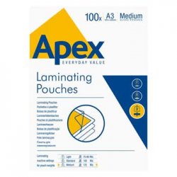 Bolsas de Plastificar A3 303x426mm 125mic 100un 1002005