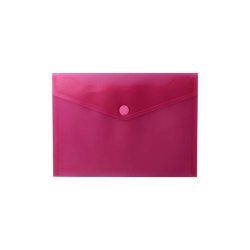 Bolsa Envelope A5 Fecho Velcro Plástico Vermelho Mate 1003869
