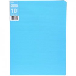 Pasta c/10 Bolsas 20 Páginas Catálogo Eagle A4 Azul 100EA9001AK/22