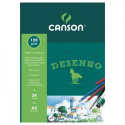 Bloco Desenho Canson A2 120g 24Fls 1085625
