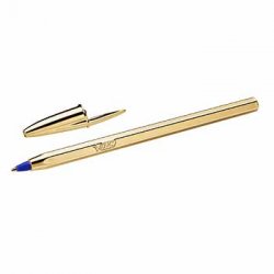 Esferográfica BIC Edição Especial Azul 1mm Dourado 20un 117921340