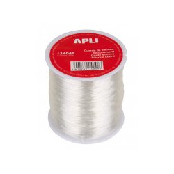 Elástico Fio Silicone Apli Transparente 7mmx100m 1un APL14049