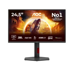 Q25G4SR AOC Gaming Q25G4SR - Monitor LED - gaming - 25" (24.5" visível) - 2560 x 1440 QHD @ 300 Hz - IPS - 400 cd/m² - 1000:1 -