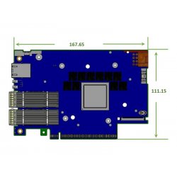 900-9D3B6-00CN-AB0 NVIDIA BlueField-3 P-Series B3240 - Adaptador de rede - PCIe 5.0 x16 - 400 Gigabit QSFP112 x 2
