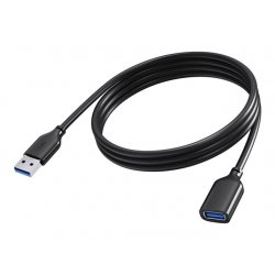 TC 2MUSB3.0EXT/BL Vision - Cabo de extensão USB - USB Tipo A (F) para USB Tipo A (M) - USB 3.0 - 2 m - preto